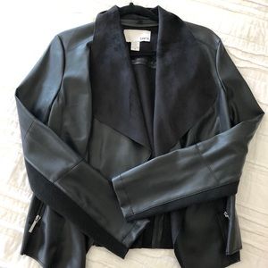Bar III Faux leather jacket